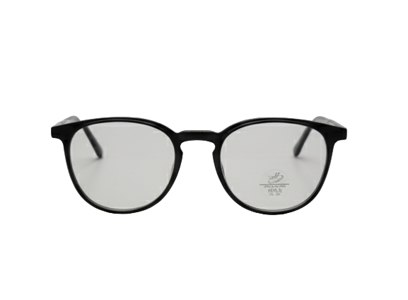 Classic Round Black Optical Glasses | Unisex Full-Rim Prescription Frame