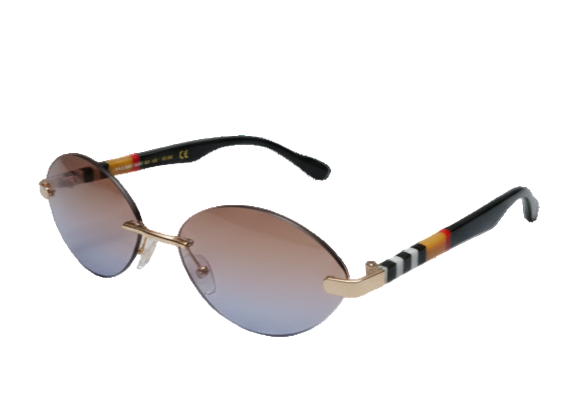 Oversized Brown Flat Top Square Sunglasses | Large Retro Gradient Shades