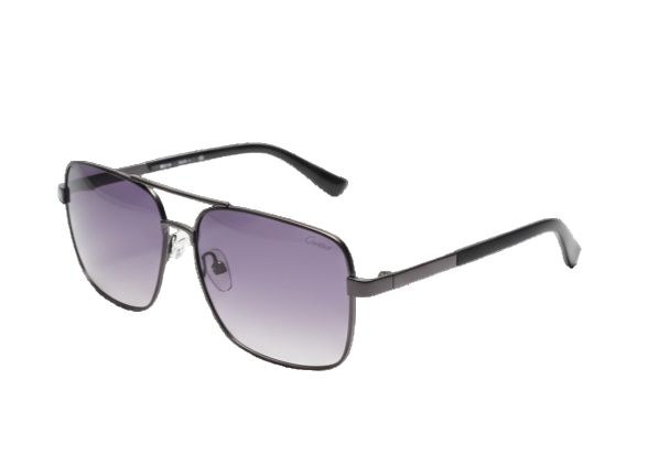Classic Navigator Sunglasses | Metal Frame Purple Gradient Lens