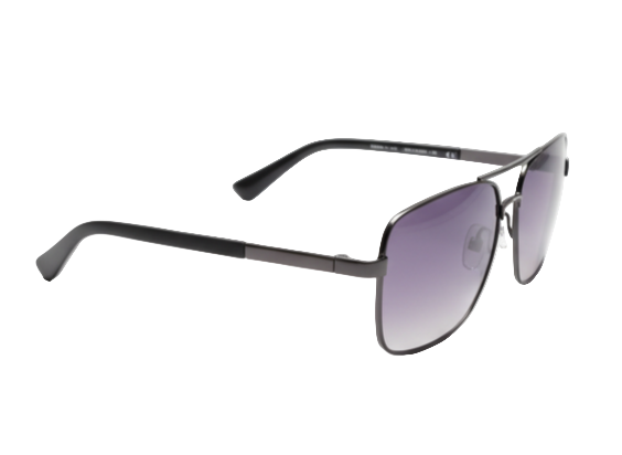 Classic Navigator Sunglasses | Metal Frame Purple Gradient Lens