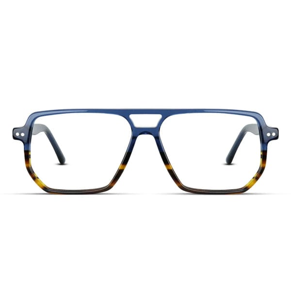 Aviator Hexagon Acetate Medium Men's Eyeglasses