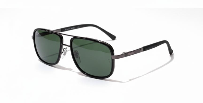 Classic Black Aviator Sunglasses for Men